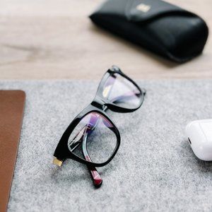 Etnia Barcelona Jean-Michel Basquiat Black Computer Blue Light Glasses Frames